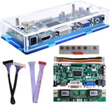 NT68676 HDMI VGA DVI Arcade Audio Input LCD Controller Driver Board Kit avec Boîtier pour HSD190MEN4 M170EN06 M170EG01 17"" 19"" 1280x1024 4CCFL 30Pin LCD Panel, Fit for Arcade1Up Monitor