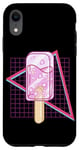 Coque pour iPhone XR Sakura Ice Drop Popsicle Kawaii Esthétique Pop Art