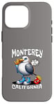 Coque pour iPhone 16 Pro Max Monterey California Seagull French Fries Souvenir drôle