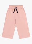 Petit Bateau Kids' Twill Drawstring Wide Leg Trousers, Saline