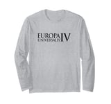 Europa Universalis IV logo black Strategy Game Long Sleeve T-Shirt