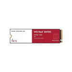 Intern hårddisk - WESTERN DIGITAL - WD Red SSD SN700 NVMe 4TB - PCIe Gen3 - M.2 2280 - 8Gb/s