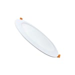 Silamp - Spot led Extra Plat Rond blanc 24W Ø225mm - Blanc Chaud 2300K - 3500K