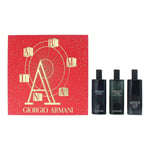 GIORGIO ARMANI CODE POUR HOMME GIFT SET: 15ML EDT SPRAY + 15ML EDP + PARFUM 15ML