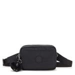 Kipling Crossbody Bag Mini Bumbag ABANU MULTI in BLACK NOIR RRP £78