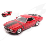 FR- Welly FORD MUSTANG BOSS 302 1970 RED 1:24 - WE2088R