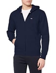 Tommy Hilfiger Men's Tjm Regular Fleece Zip Hoodie Sweater, Twilight Navy, 3XL