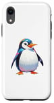 Coque pour iPhone XR Costume incroyable de pingouin pour les fans de l'Arctique