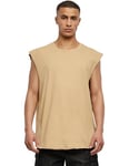 Urban Classics Men's Open Edge Sleeveless Tee T-Shirt, Unionbeige, 4XL