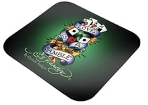 ED HARDY BY CHRISTIAN AUDIGIER TATTOO MOUSE PAD MAT ‘LOVE IS A GAMBLE’