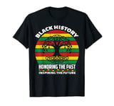 Honoring the past inspiring the future black history month T-Shirt