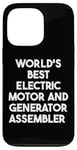 iPhone 13 Pro World's Best Electric Motor And Generator Assembler Case