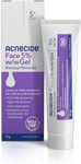 Face Gel 5% Benzoyl Peroxide Acne Treatment for Spot Prone Skin 15g