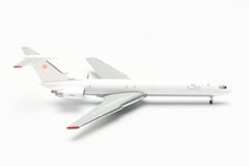 Herpa Maquette Avion Rada Airlines Ilyushin IL-62MF – EW-450TR, echelle 1/500, Model, pièce de Collection, d'avion sans Support, Figurine Metal