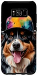 Coque pour Galaxy S8+ Berger Australien Casquette Snapback Chien Animaux Imprimé