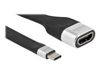 Delock - High Speed - Video Adapter - 24 Pin Usb-C Hann Til Hdmi Hunn - 14 Cm - Svart