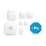 Kit Ring Alarm - M + sirène extérieure | Alarme de maisonsans fil connectée, système de sécurité avec surveillance assistée en option | Sans engagement à long terme, Fonctionne avec Alexa