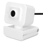 White Web Cam High Resolution 1080P 30fps 360° Rotation USB Computer Webcam New