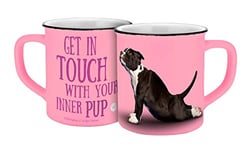 Yoga Dogs & Cats 13545 Mug en céramique pour chien avec inscription « Yoga Dogs » 400 ml