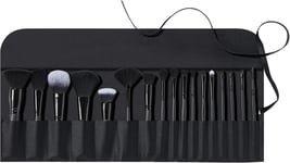 e.l.f. Ultimate Makeup Brush Set & Travel Roll, 17-Piece Brush Kit, Brushes For