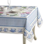 Maison d' Hermine Canton 100% Coton Nappe pour Cuisine dîner Table décoration fête Mariage, fête mères Printemps/été (Rectangle, 140cm x 180cm)