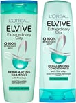 L'Oreal Elvive Extraordinary Clay Rebalancing Shampoo 400ml & Conditioner 300ml