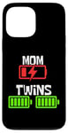 iPhone 13 Pro Max Mom of Twins Low Battery Funny Mother's Day Mom of 2 kids Case