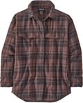 Patagonia Fjord Flannel shirt HW W'sice caps: dusky brown S