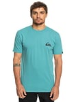 Quiksilver Homme Mw Mini Logo T shirt, Brittany Blue, XS EU