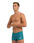 ARENA Men's Swim Short Allover Trunks Bleu Ocean Flowers Multi, 54, Blu Ocean Flowers Multi