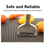 Fruit Peeler Zinc Alloy Y Shaped Safe Easy Peeling Kitchen Food Peeler HG