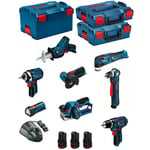 Bosch - Kit 12V BMK8-28ED3 (gsr 12V-15 gdr 12V-105 gwb 12V-10 gws 12V-76 gop 12V-28 gsa 12V-14 gho 12V-20)