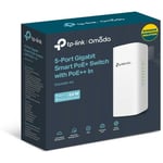 TP-LINK TP-Link Omada Commutateur intelligent Gigabit 5 ports avec entrée PoE++ 1 port et sortie PoE+ 4 ports, gestion centralisée du cloud