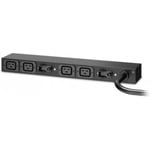 APC Rack PDU, Basic, 0U/1U, 32A, 240V - strömfördelare