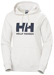 Helly Hansen Women's HH Logo Hoodie Hooded Sweatshirt, Grey, XS