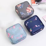 1pc Fabric Sanitary Towel Napkin Pad Tampon Purse Bag Organizer D