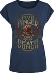 Five Finger Death Punch 100 Proof T-Shirt navy