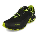 Salewa Homme MS Speed Beat Gore-TEX Chaussures de Trail, Black Out Fluo Yellow, 46.5 EU