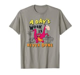 The Flintstones Dino A Day's Work is Never Done T-Shirt