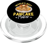 Pancake Lover Kids World's Best Pancake Maker PopSockets PopGrip for MagSafe