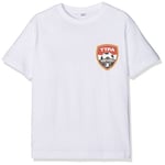 Trinidad et Tobago-Trinidad et Tobago logo junior T-Shirt Football, Blanc, FR : 8 Ans (Taille Fabricant : 8 Ans)