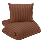 Hotell Påslakan Mirage Satin Cognac Enkeltäcke 150x210 Redlunds