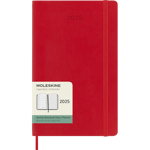 Kalender 2025 Classic Soft 12M Week Note Large Röd Moleskine