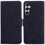 SATURCASE Coque pour Samsung Galaxy A05S, Toucher Confortable PU Cuir Magnétique Flip Portefeuille Support Porte-carte Protecteur Housse Étui pour Samsung Galaxy A05S (FG-Noir)