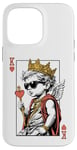 Coque pour iPhone 14 Pro Max Cupid Valentine King Of Hearts Card Poker Player