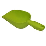 Xclou Pelle à terreau en plastique de couleur verte - Pelle à main pour le jardinage 32,5 cm - Petite pelle à jardin solide