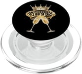 Prosecco Bubbling Wine Princess Queen PopSockets PopGrip for MagSafe