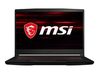 MSI Thin GF63 10SC-083XFR - Intel Core i5 10300H / 2.5 GHz - DOS - GF GTX 1650 - 8 Go RAM - 512 Go SSD NVMe - 15.6" 1920 x 1080 (Full HD) @ 144 Hz - Wi-Fi 6 - noir