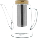 OGO LIVING Théière en verre borosilicaté Gustave - 1,2L