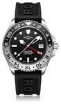 Rotary GS04378/97 Men's Seamatic Automatic GMT (42mm) Black Watch